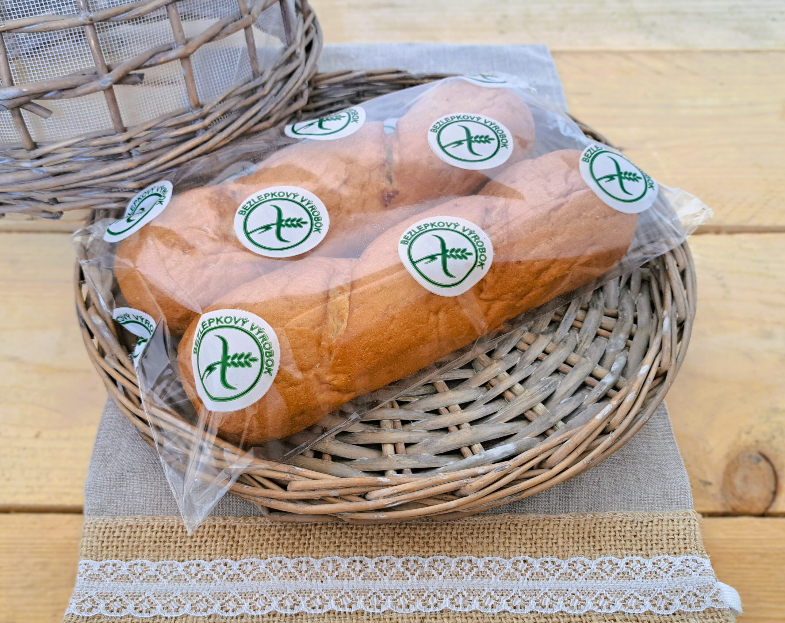 Bezgluténové bagetky 2ks 230g – Obrázok 3