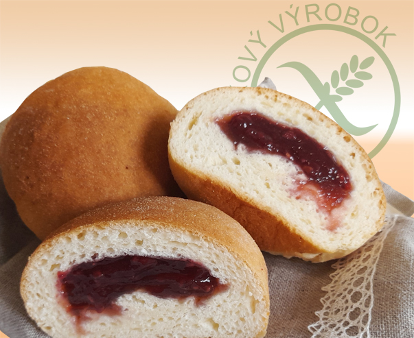 Bezgluténové lekvárové buchty 200g