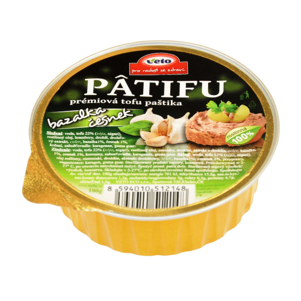PATIFU bazalka a cesnak 100 g VETO ECO
