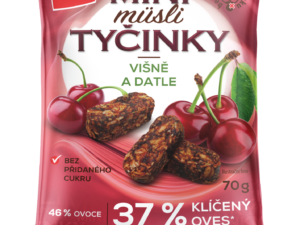 Müsli tyčinky s višňami bez lepku