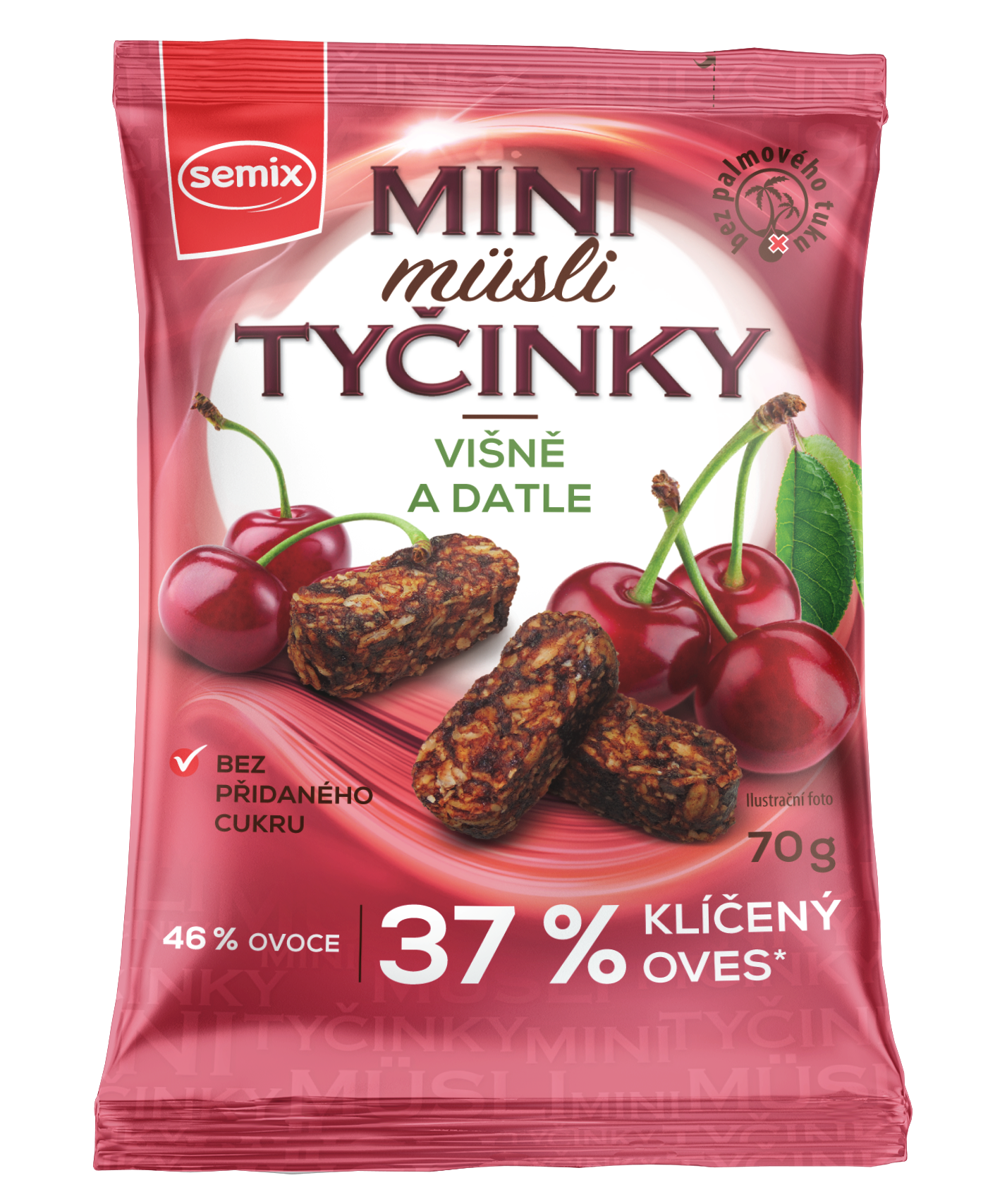 Müsli tyčinky s višňami bez lepku