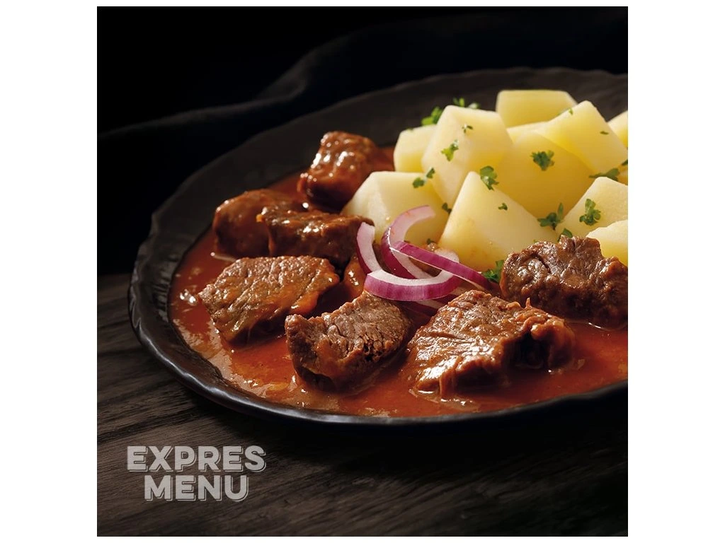 KM Hovädzí guláš so zemiakmi 1 porcia/500 g – Obrázok 2