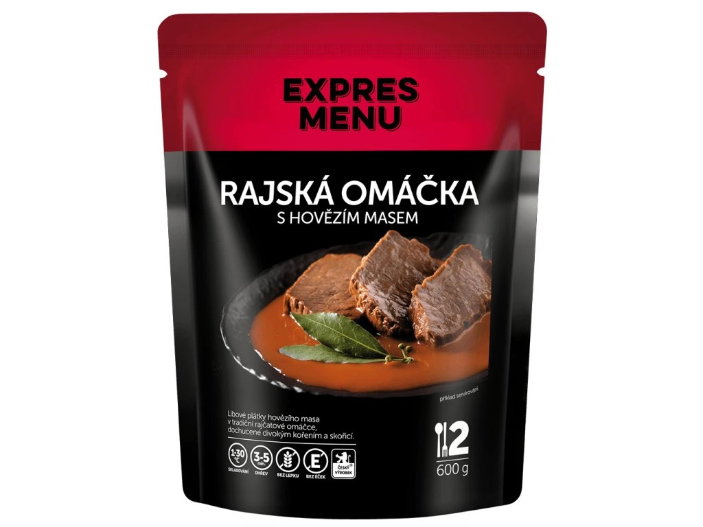 Paradajková omáčka s hovädzím mäsom 2 porcie/600g