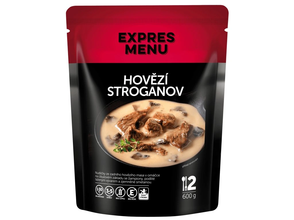 Hovädzí Stroganov 2 porcie/600g