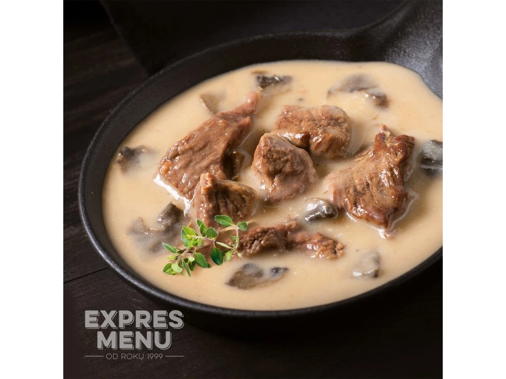 Hovädzí Stroganov 2 porcie/600g – Obrázok 2