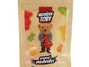 Medvedík Toby bez cukru so stéviou VEGAN 41,5g Hugo