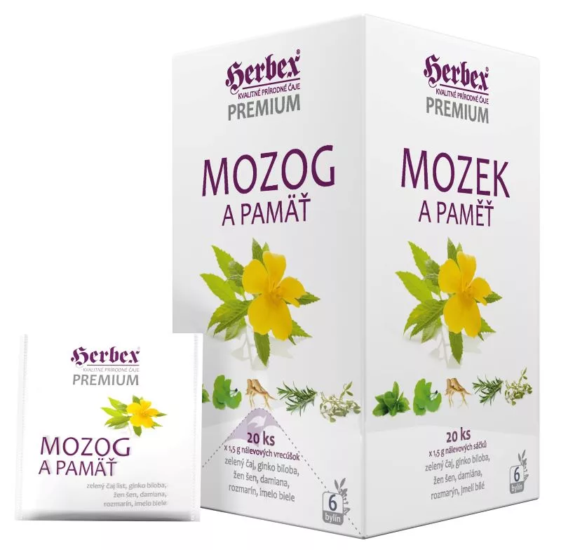 Herbex Mozog a Pamäť 20x1,5g