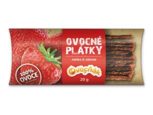 Ovocňák Ovocné plátky jablko-jahoda 20g