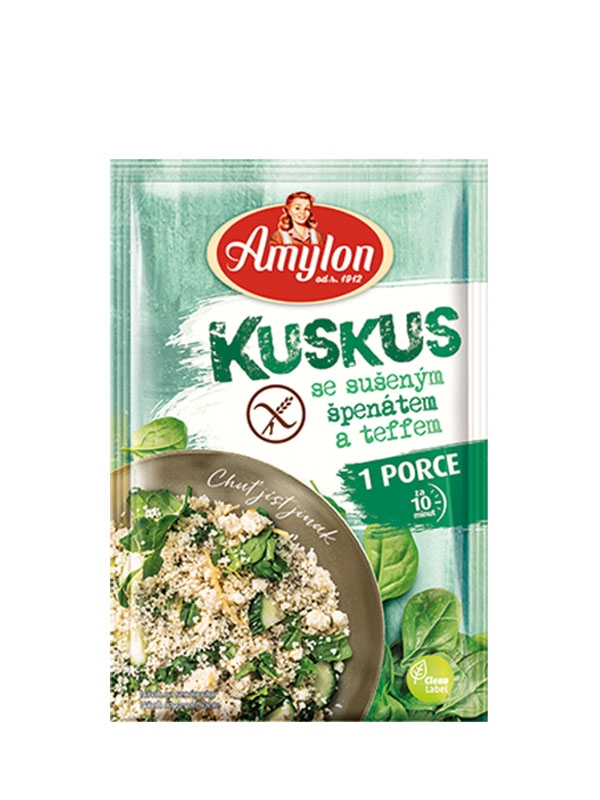 Amylon Kuskus so špenátom a teffom 60 g
